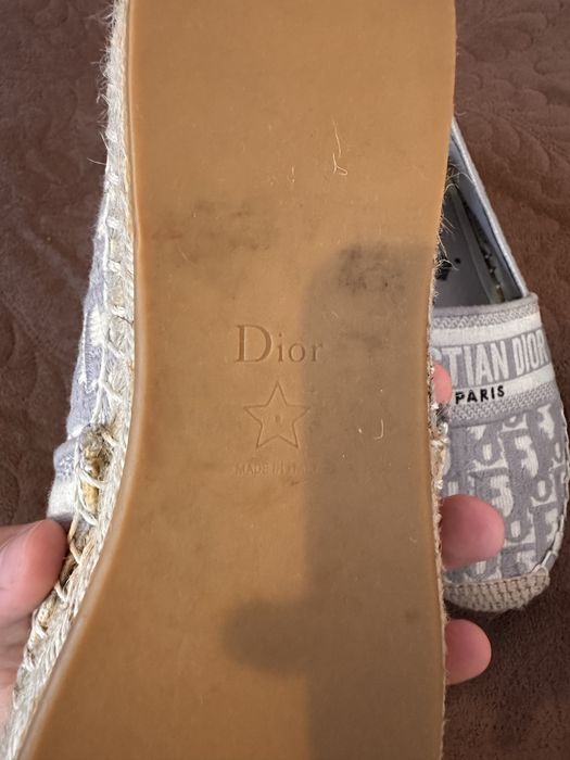Espadrile christian dior
