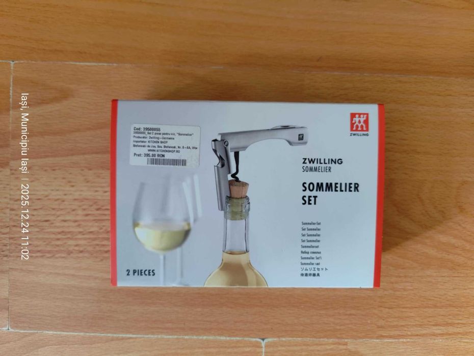 Setul "Sommelier” din 2 piese, marca Zwilling,(Super Ofertă).