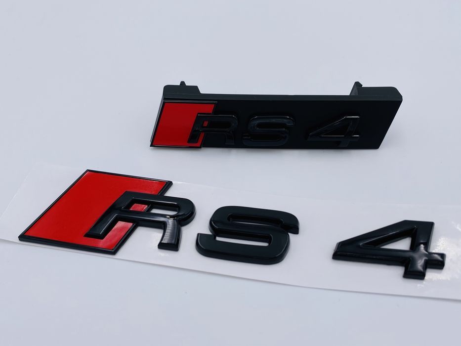 Set Embleme Audi RS 4 negru