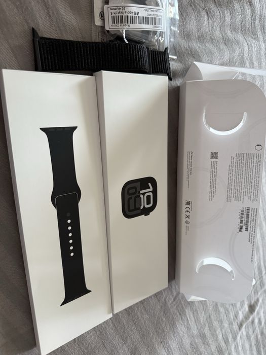 Apple Watch S10 46mm Aluminium Case S/M with Sport Band