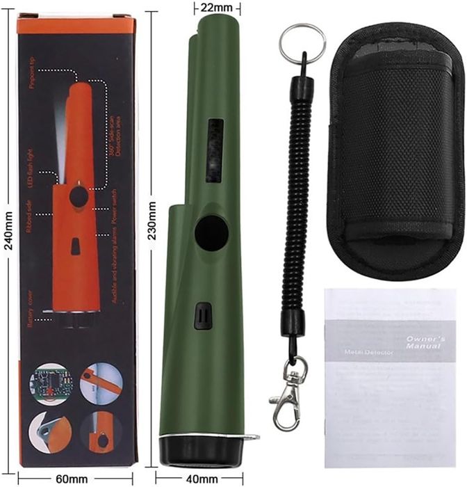 Detector metal aur, argint ,fier, cabluri, chei, tevi. Nou