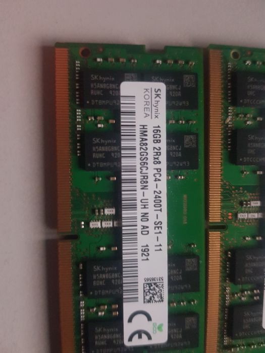 LOT 22X  16GB DDR4 LAPTOP 3200MHz(95%) Memorie Laptop 16GB DDR4 SODIMM