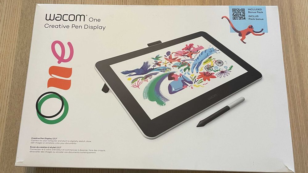 Графичен таблет Wacom One 13 pen display, 13.3" Full HD 1920 х 1080