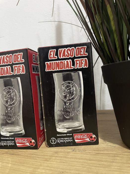 Set de 6 pahare originale Coca-Cola, 2002