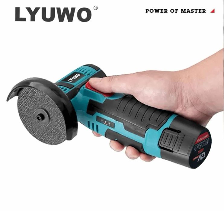 Мини ъглошлайф с 2 батерии и зарядно