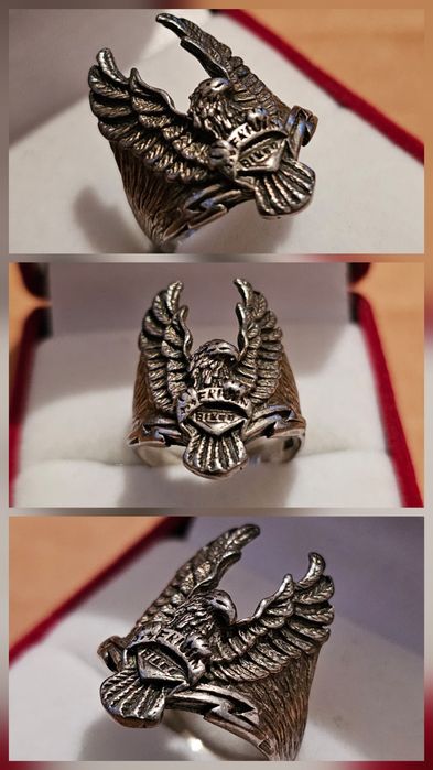 Стари сребърни Немски пръстени - 11 броя ( Проба 925 ) !