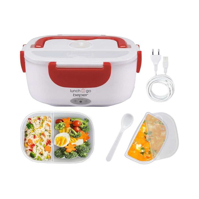 Електрическа кутия за храна Beper 90.920R Lunch & Go (Червен)