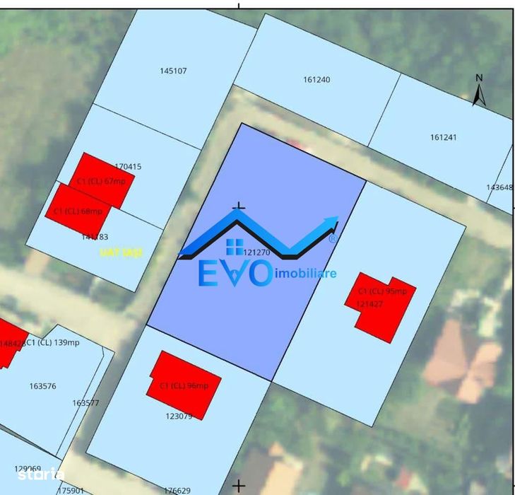 Teren intravilan, de vanzare, 987mp, deschidere 40 mp, Al. Tudor Necul