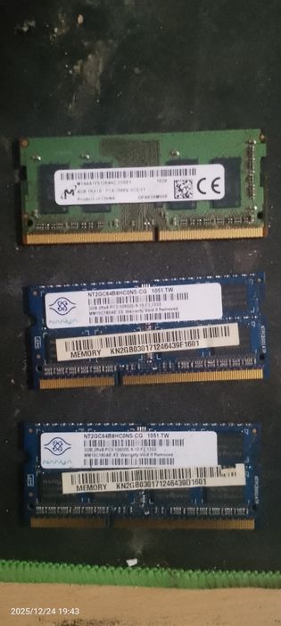 ОЗУ ddr 3, ddr 4