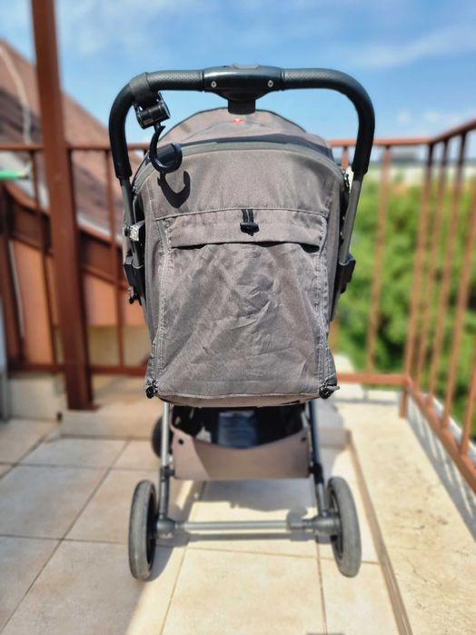 Сгъваема бебешка количка Mast M2x, Сива