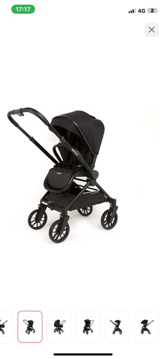 Коляска ining baby D900 черный