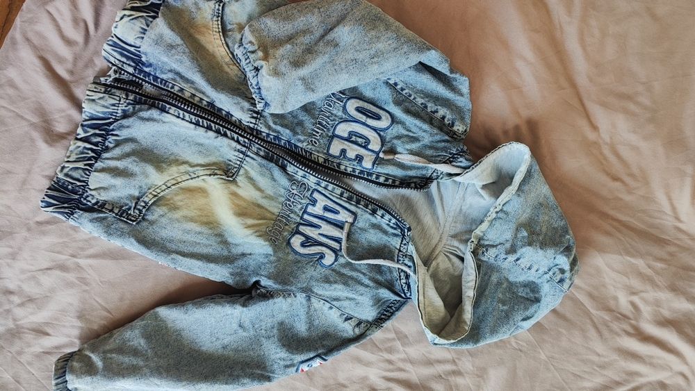 Джинсовая куртка детская