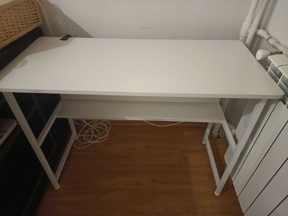 Birou calculator/masă Nou alb stil loft, made Polonia, lung 100 cmx 50