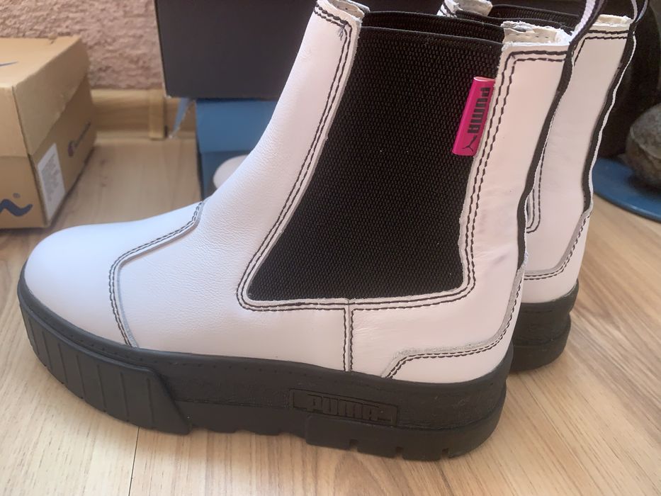 Боти дамски кожени Mayze Chelsea