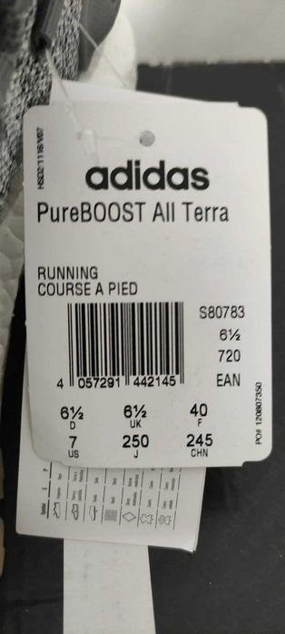 Adidas pure boost  marimea 40, gray, noi