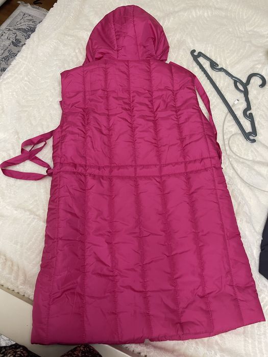 Pink kurtka, bez rukavka