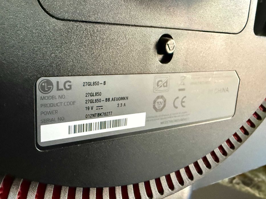 Монитор LG UltraGear 27GL850-B 1440p 144hz