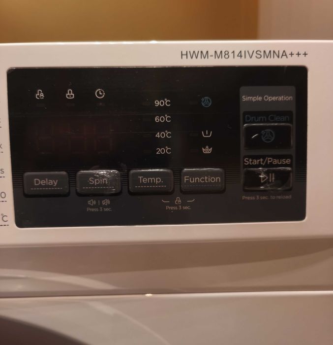 Masina de spalat rufe (SLIM) HEINNER HWM-M814IVSMNA+++ 8kg, 1400rpm, garantie 2 ANI