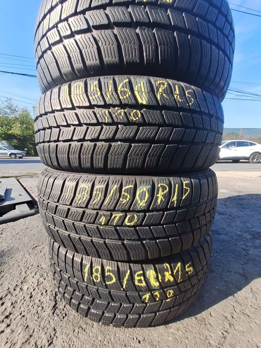 4 anvelope iarna 185/60r15 Barum Montaj Gratuit
