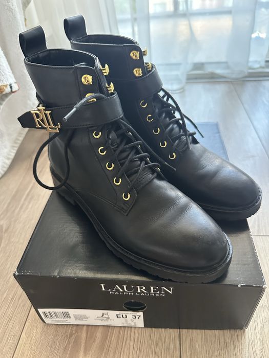 Кожени боти Ralph Lauren