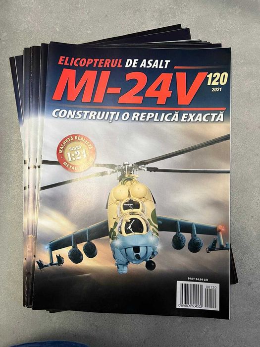 Machetă Elicopter de asalt MI-24V, Eaglemoss, scara 1/24.