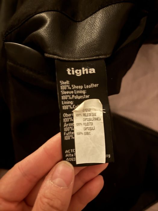 Geaca piele tigha