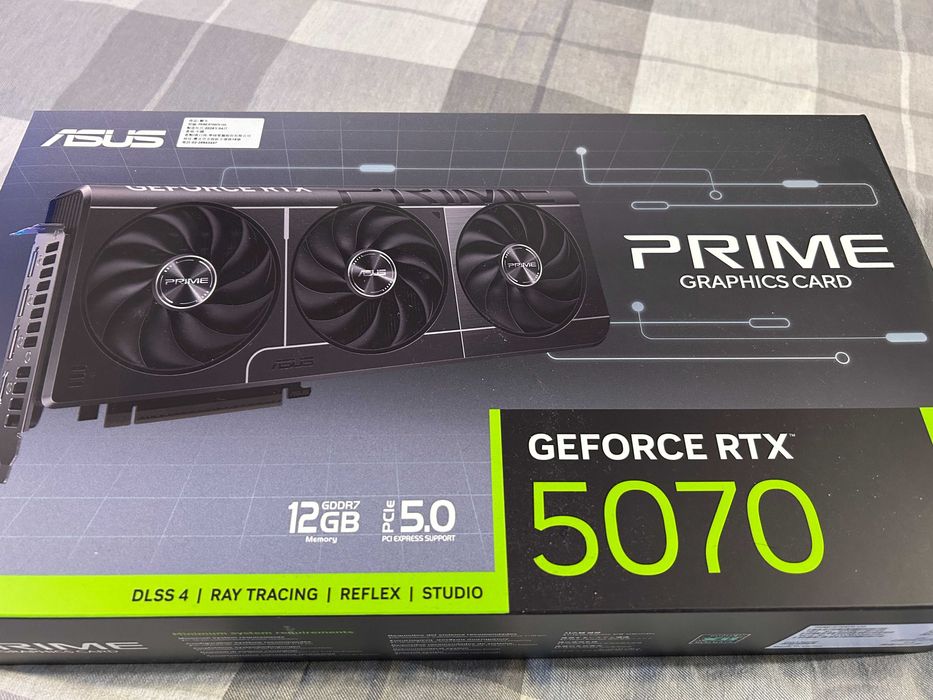 Видеокарта Nvidia™ RTX 5070 12gb на Asus Prime Нова