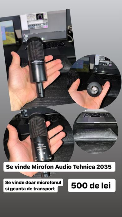 Microfon Audio Technica 2035 | Impecabil