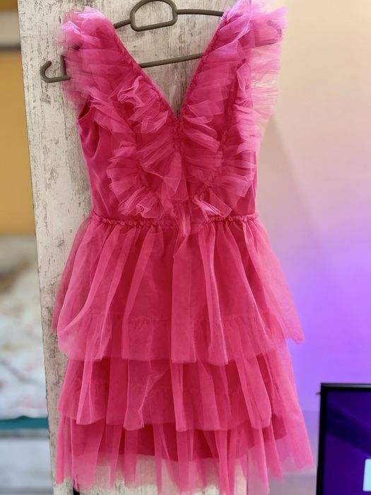 Женска Рокля S Циклама