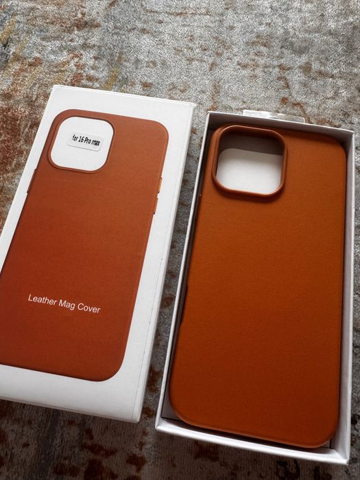 Husa din piele naturala Iphone 16 Pro max - NOUA