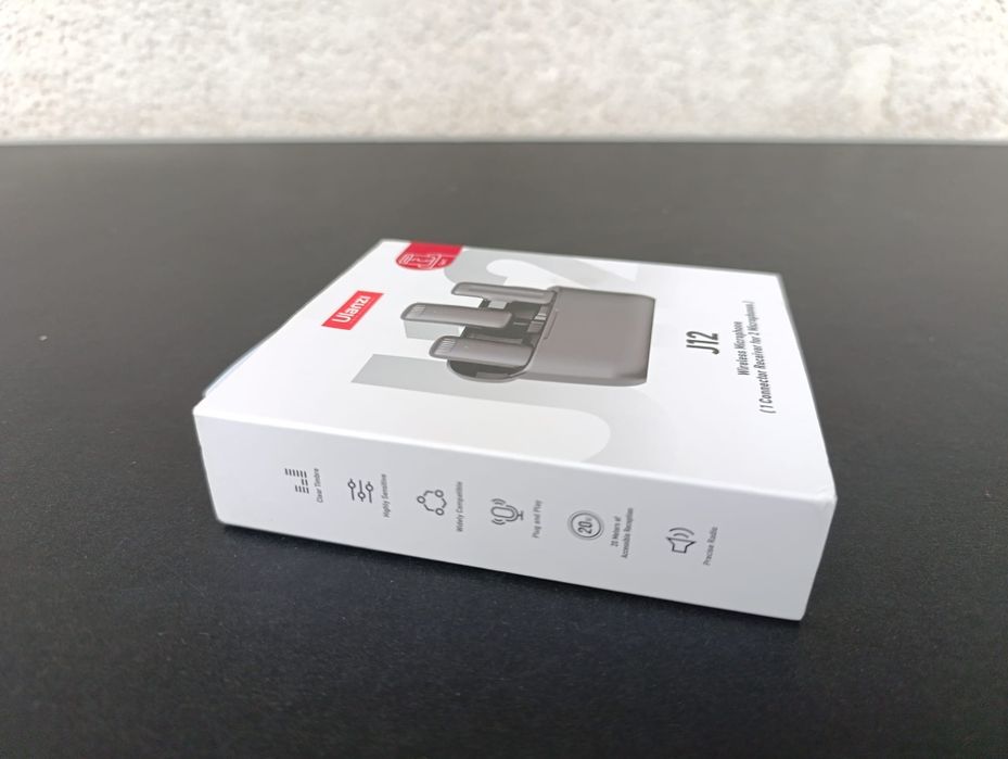 Set microfoane lavaliera wireless Ulanzi J12 USB Type-C  NOI