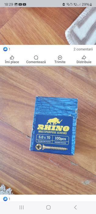 Vând holsuruburi pentru lemn marimea 5.0×70