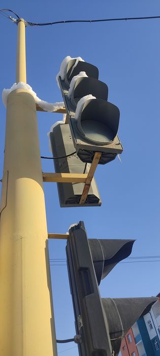 Светофор монтаж багдаршам