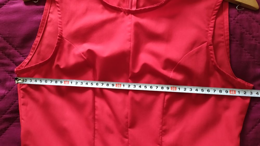 Дамска червена  рокля