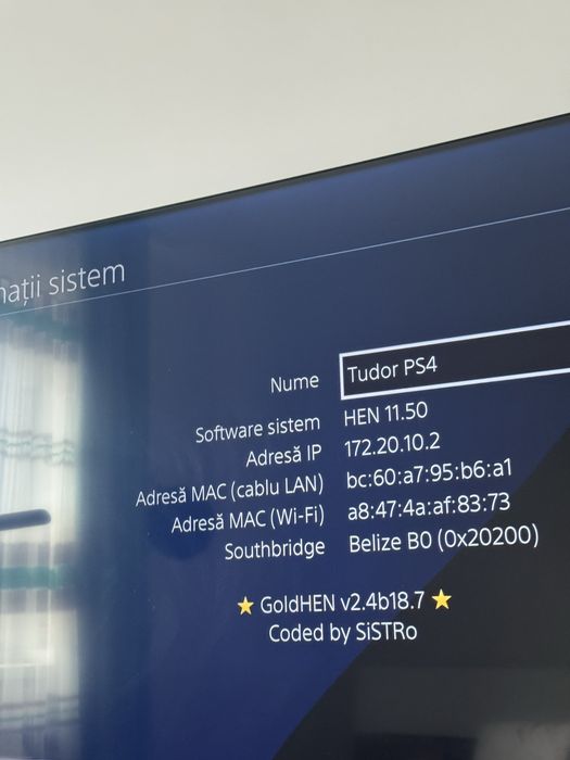 Ps4 Pro 1tb modat