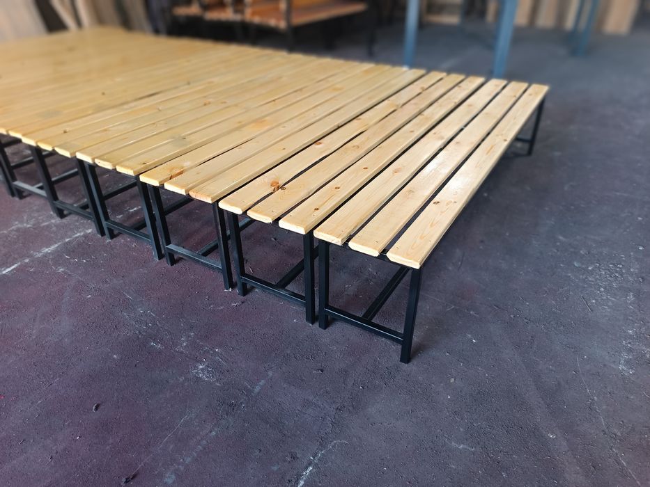 Скамейки без спинки