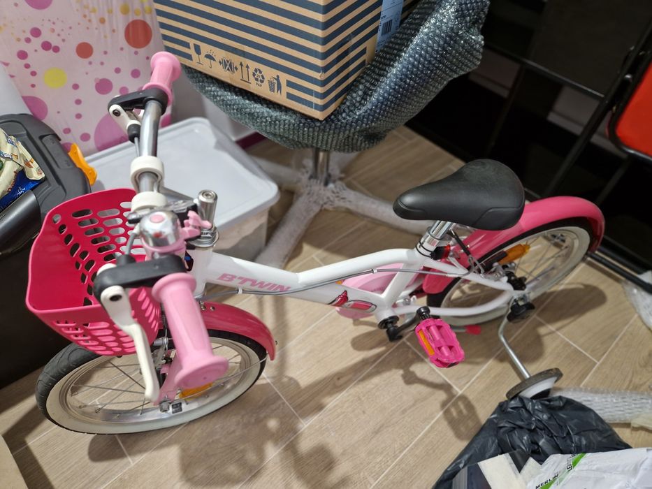 Bicicleta copii cu roți ajutătoare