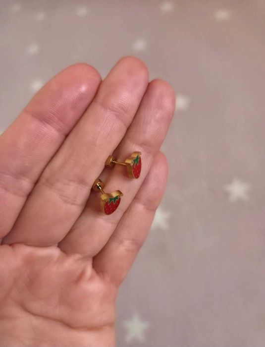 Cercei capsuni copii