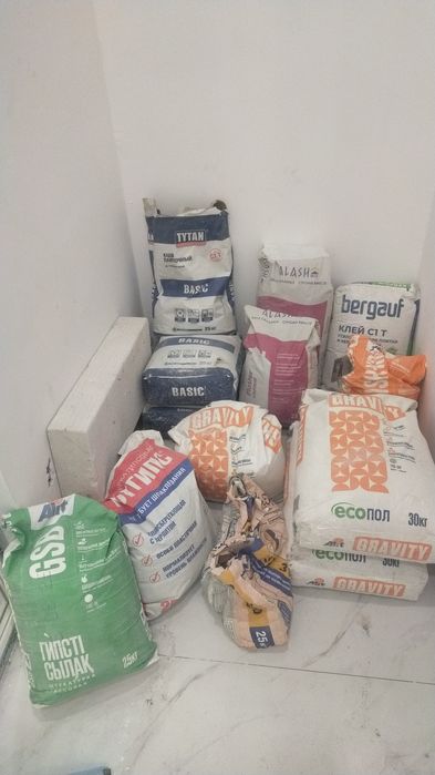 Смеси остатки строительные