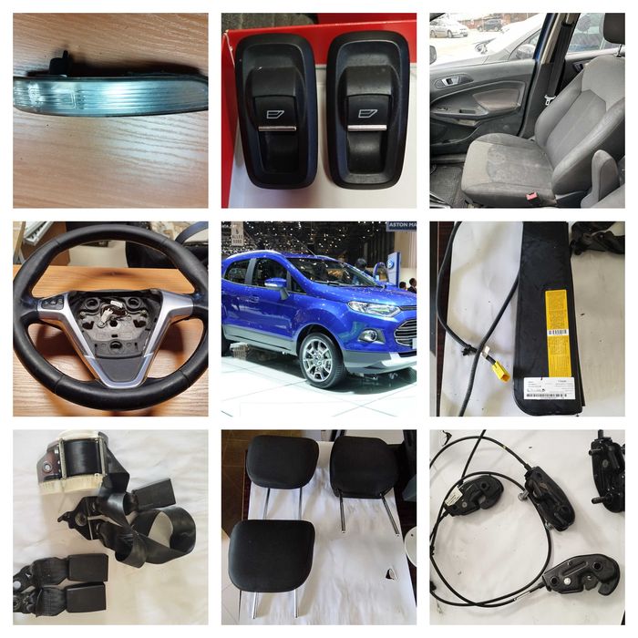 Ford EcoSport 2016г салон -въздушна възглавница ,седалка ,волан и др.