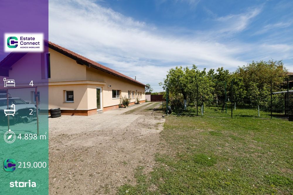 Casă individuală cu teren de 4.898 mp – zona Gai