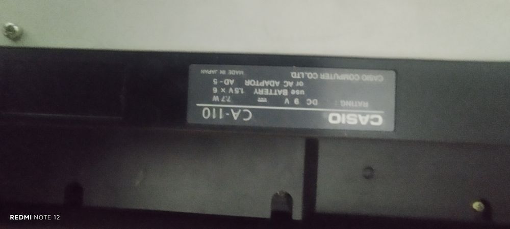 Синтезатор касио