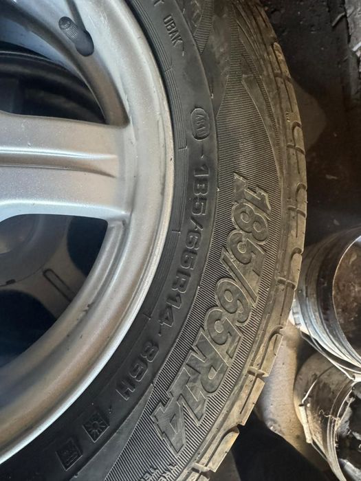 Резина на литых дисках На Ваз