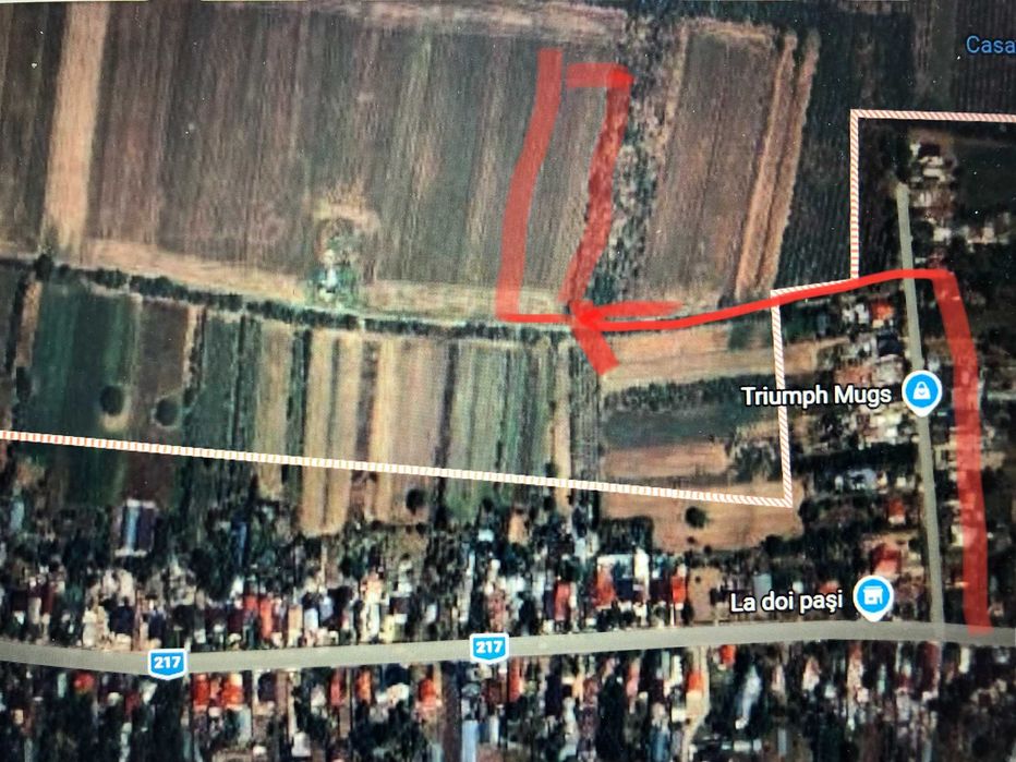 Teren arabil agricol Zamfira langa Ploiesti 7.300 mp cu 18.500,- Euro