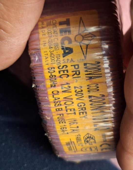 Transformator toroidal 200 VA