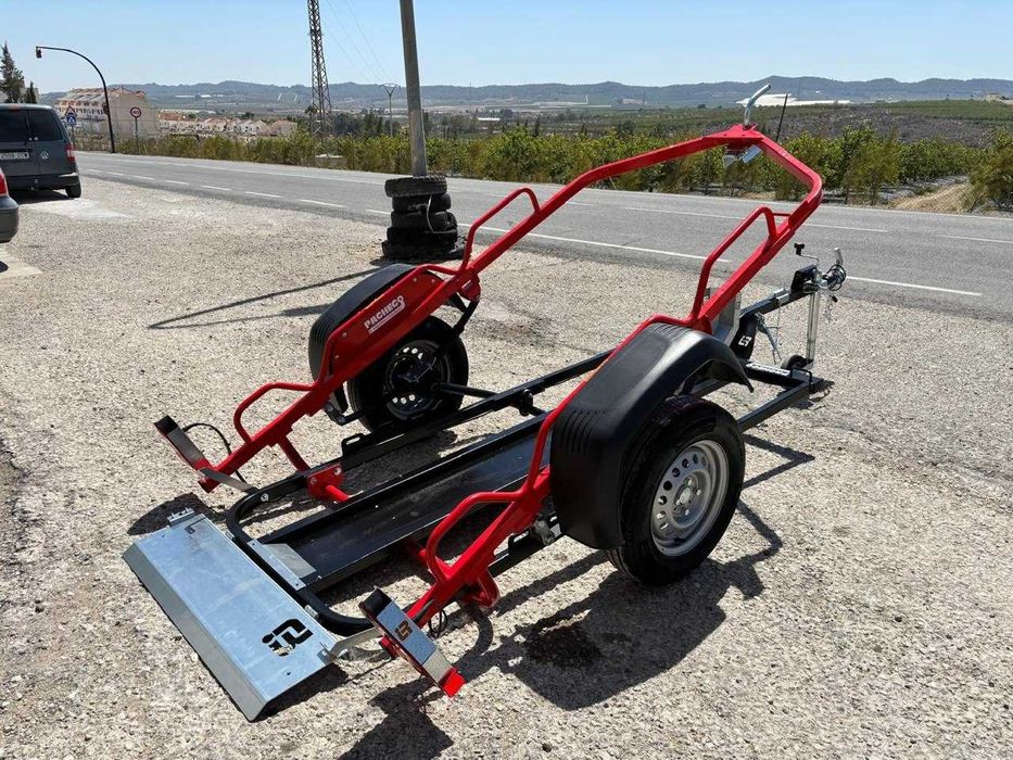 Ремарке за мотор Milwaukee 750 kg – уникално, без рампа, б/у, супер цена