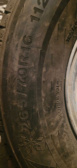 Резинас дисками комплект  265.70.р16