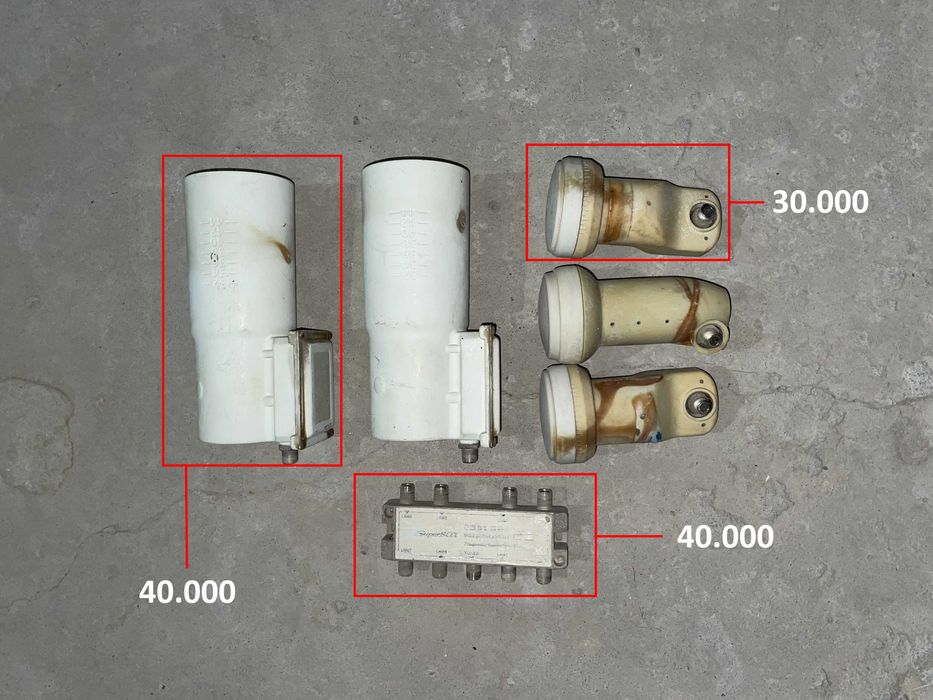 головки и сплитер для спутниковой антенны