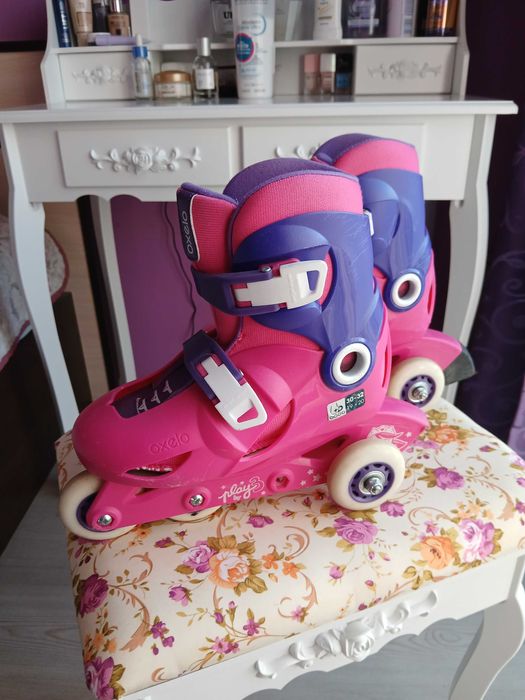 Ролери Oxelo 30/32 номер и каска Oxelo S размер