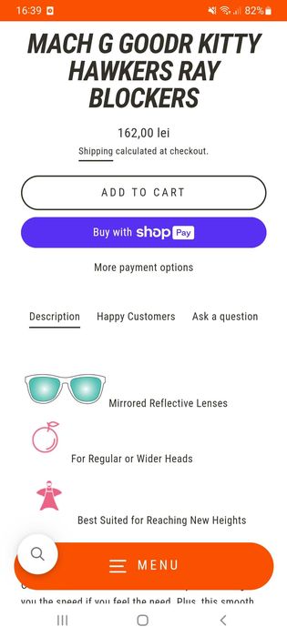 Ochelari de soare KITTY HAWKERS Ray Blockers